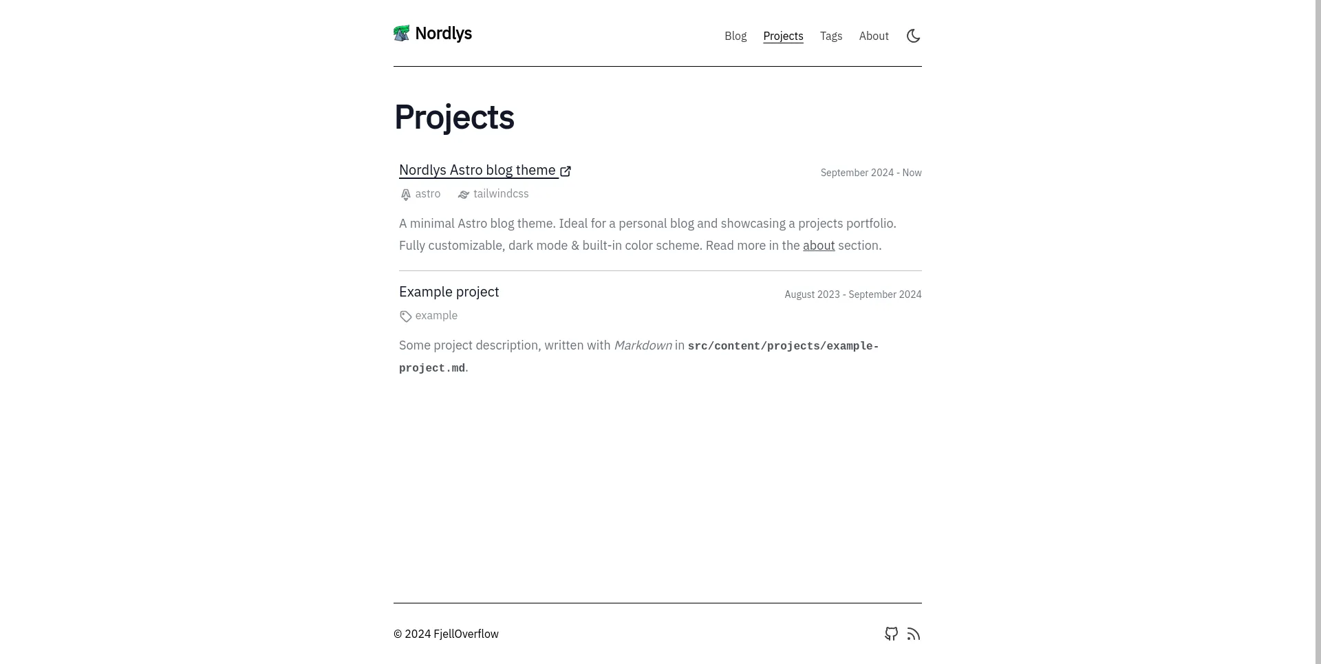 Focus Bit projects page in light mode with mono color scheme